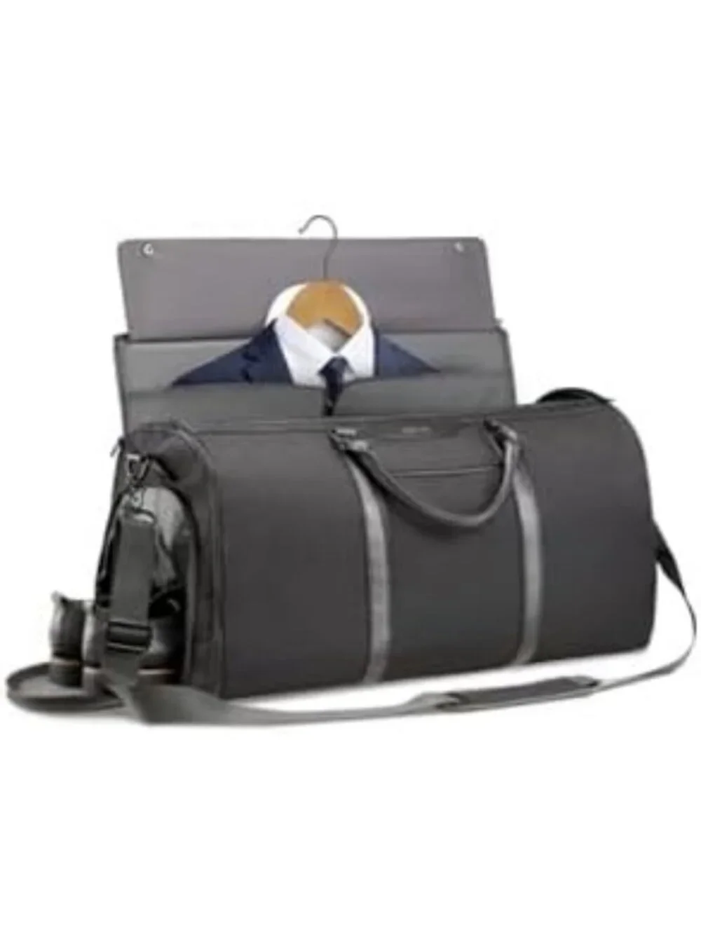 Travel Garment Bag & Duffel, Waterproof Suit Carrier with Shoe Compartment